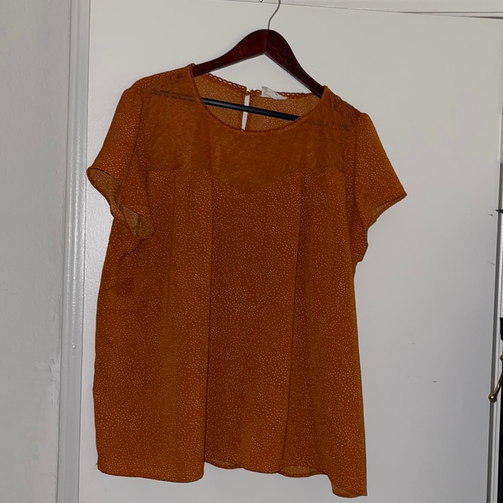 Burnt Orange Dress Shirt